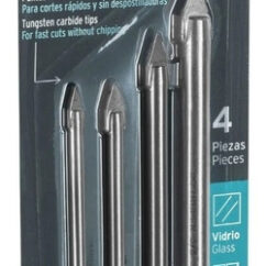 JGO. BROCAS P/VIDRIO Y AZULEJO 4PZ TRUPER 101798