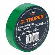 CINTA D/AISLAR VERDE 19MM X 18M ENCOGIB M-33V TRUPER