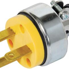 CLAVIJA BLINDADA "CARA DE CHINO" DE ALTO VOLTAJE 15A 250V