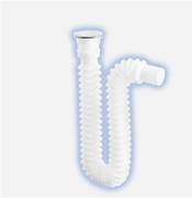 TRAMPA P/FREGADERO FLEXIBLE PVC BLANCA 9771