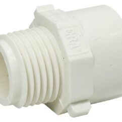 C-40 PVC ADAPTADOR CONECTOR MACHO METAUX DE 1/2