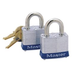 CANDADO GANCHO CORTO LAMINADO 40MM C/2PZ 3T MASTER LOCK