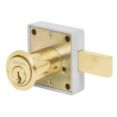 CERRADURA P/MUEBLE MOD 25 LATON CM-25L HERMEX