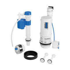 JUEGO ACCESORIOS BAÑO C/SISTEMA DUALVW-256 FOSET